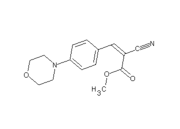 methyl 2-cyano-3-[4-(4-morpholinyl)phenyl]acrylate