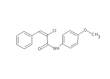 2-chloro-N-(4-methoxyphenyl)-3-phenylacrylamide