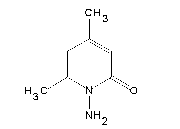 1-amino-4,6-dimethyl-2(1H)-pyridinone 1-amino-4,6-dimethyl-2(1H)-pyridinone