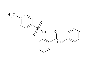 2-{[(4-methylphenyl)sulfonyl]amino}-N-phenylbenzamide - Click Image to Close
