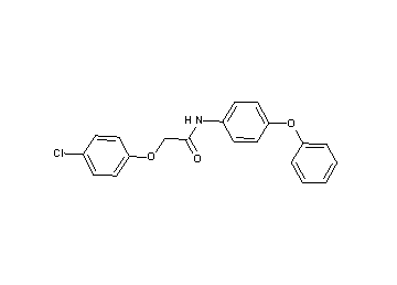 2-(4-chlorophenoxy)-N-(4-phenoxyphenyl)acetamide