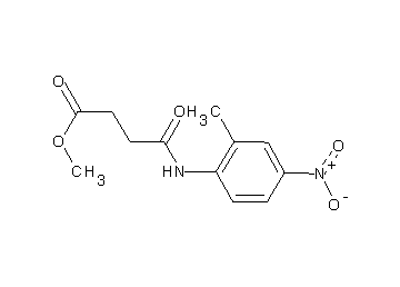 methyl 4-[(2-methyl-4-nitrophenyl)amino]-4-oxobutanoate