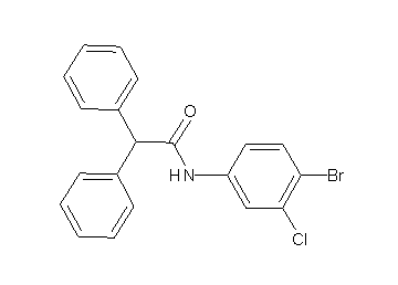 N-(4-bromo-3-chlorophenyl)-2,2-diphenylacetamide