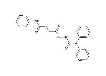 4-[2-(diphenylacetyl)hydrazino]-4-oxo-N-phenylbutanamide