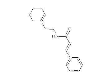 N-[2-(1-cyclohexen-1-yl)ethyl]-3-phenylacrylamide