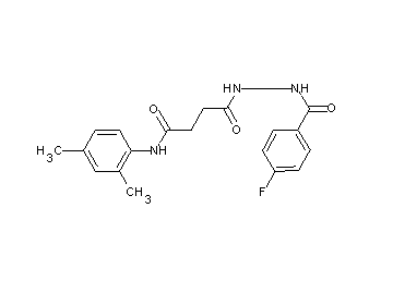 N-(2,4-dimethylphenyl)-4-[2-(4-fluorobenzoyl)hydrazino]-4-oxobutanamide