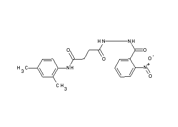 N-(2,4-dimethylphenyl)-4-[2-(2-nitrobenzoyl)hydrazino]-4-oxobutanamide