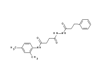 N-(2,4-dimethylphenyl)-4-oxo-4-[2-(3-phenylpropanoyl)hydrazino]butanamide