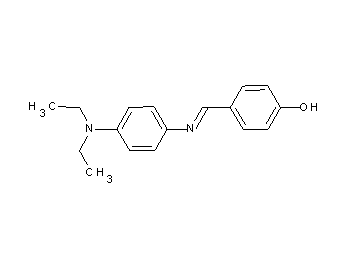 4-({[4-(diethylamino)phenyl]imino}methyl)phenol