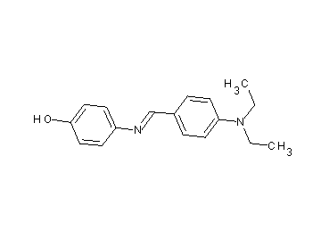 4-{[4-(diethylamino)benzylidene]amino}phenol