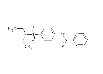 N-{4-[(diethylamino)sulfonyl]phenyl}benzamide