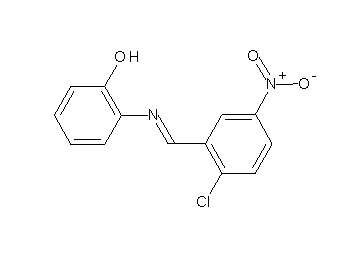 2-[(2-chloro-5-nitrobenzylidene)amino]phenol
