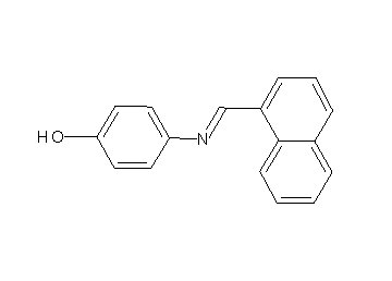 4-[(1-naphthylmethylene)amino]phenol