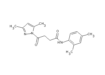 N-(2,4-dimethylphenyl)-4-(3,5-dimethyl-1H-pyrazol-1-yl)-4-oxobutanamide