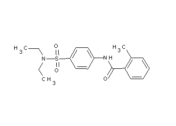 N-{4-[(diethylamino)sulfonyl]phenyl}-2-methylbenzamide