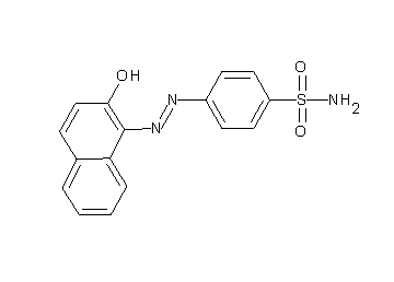 4-[(2-hydroxy-1-naphthyl)diazenyl]benzenesulfonamide