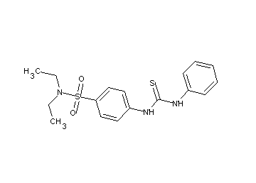 4-[(anilinocarbonothioyl)amino]-N,N-diethylbenzenesulfonamide
