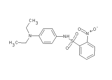 N-[4-(diethylamino)phenyl]-2-nitrobenzenesulfonamide