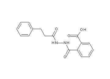 2-{[2-(3-phenylpropanoyl)hydrazino]carbonyl}benzoic acid
