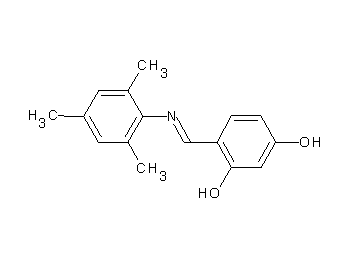 4-[(mesitylimino)methyl]-1,3-benzenediol