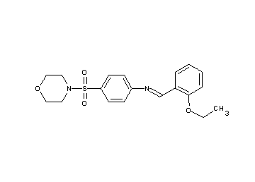 N-(2-ethoxybenzylidene)-4-(4-morpholinylsulfonyl)aniline