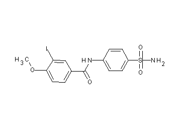 N-[4-(aminosulfonyl)phenyl]-3-iodo-4-methoxybenzamide