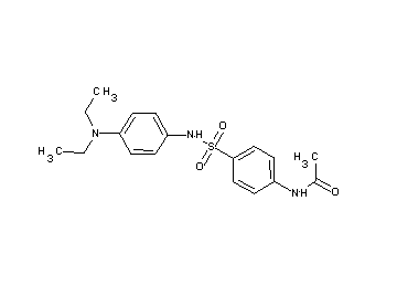 N-[4-({[4-(diethylamino)phenyl]amino}sulfonyl)phenyl]acetamide