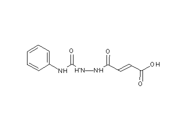 4-[2-(anilinocarbonyl)hydrazino]-4-oxo-2-butenoic acid