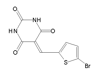 5-[(5-bromo-2-thienyl)methylene]-2,4,6(1H,3H,5H)-pyrimidinetrione