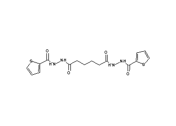 N'1,N'6-bis(2-thienylcarbonyl)hexanedihydrazide