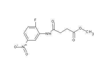 methyl 4-[(2-fluoro-5-nitrophenyl)amino]-4-oxobutanoate
