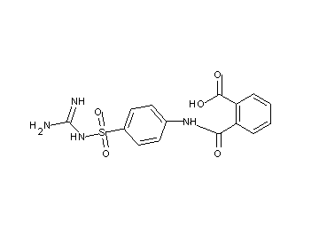 2-({[4-({[amino(imino)methyl]amino}sulfonyl)phenyl]amino}carbonyl)benzoic acid