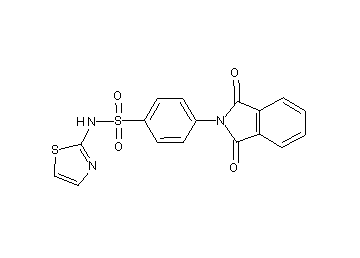 4-(1,3-dioxo-1,3-dihydro-2H-isoindol-2-yl)-N-1,3-thiazol-2-ylbenzenesulfonamide - Click Image to Close