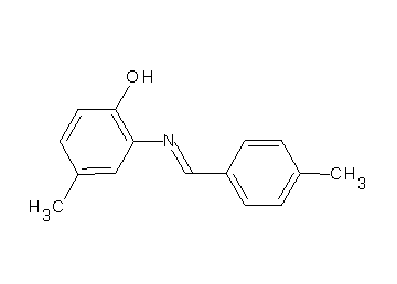 4-methyl-2-[(4-methylbenzylidene)amino]phenol