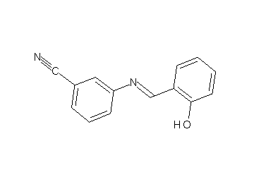 3-[(2-hydroxybenzylidene)amino]benzonitrile