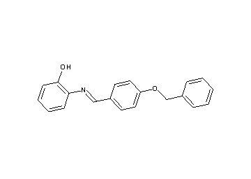 2-{[4-(benzyloxy)benzylidene]amino}phenol
