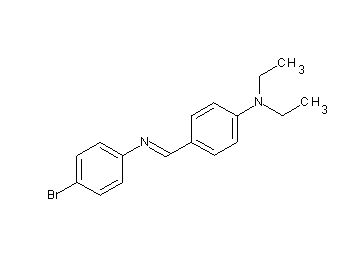 (4-bromophenyl)[4-(diethylamino)benzylidene]amine