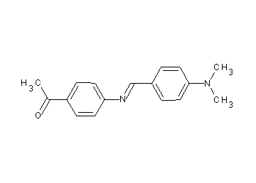 1-(4-{[4-(dimethylamino)benzylidene]amino}phenyl)ethanone