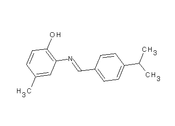 2-[(4-isopropylbenzylidene)amino]-4-methylphenol