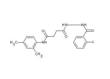 N-(2,4-dimethylphenyl)-4-[2-(2-iodobenzoyl)hydrazino]-4-oxobutanamide