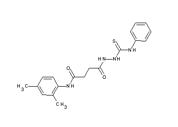 4-[2-(anilinocarbonothioyl)hydrazino]-N-(2,4-dimethylphenyl)-4-oxobutanamide