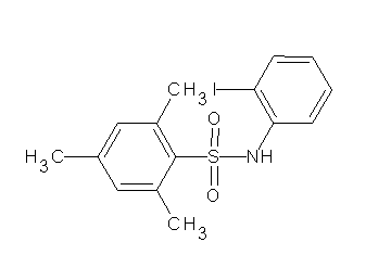 N-(2-iodophenyl)-2,4,6-trimethylbenzenesulfonamide