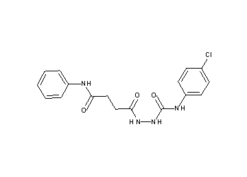 2-(4-anilino-4-oxobutanoyl)-N-(4-chlorophenyl)hydrazinecarboxamide