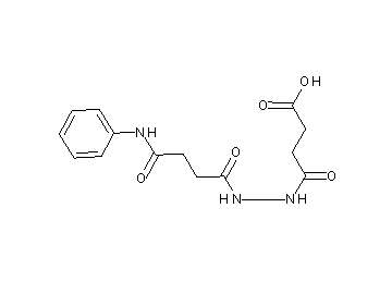 4-[2-(4-anilino-4-oxobutanoyl)hydrazino]-4-oxobutanoic acid