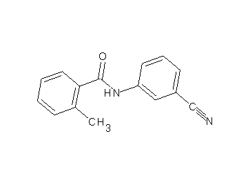 N-(3-cyanophenyl)-2-methylbenzamide