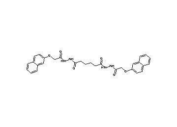 N'1,N'6-bis[(2-naphthyloxy)acetyl]hexanedihydrazide