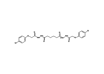 N'1,N'6-bis[(4-chlorophenoxy)acetyl]hexanedihydrazide