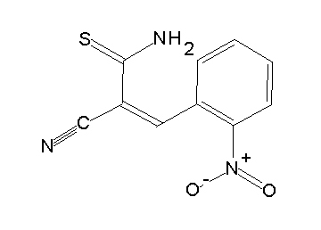 2-cyano-3-(2-nitrophenyl)-2-propenethioamide