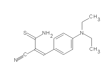 2-cyano-3-[4-(diethylamino)phenyl]-2-propenethioamide