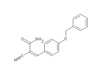 3-[4-(benzyloxy)phenyl]-2-cyanoacrylamide
